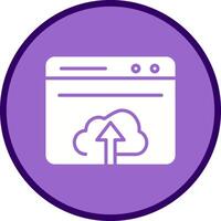 Upload Web Vector Icon