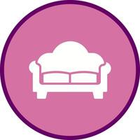 Double Sofa Vector Icon