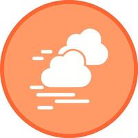 icono de vector de nube