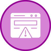 Web Error Vector Icon