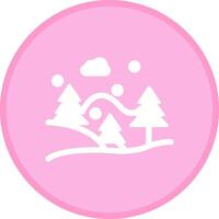 Snow Fall Vector Icon