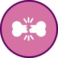Bone Fracture Vector Icon