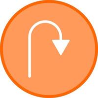 Arrow Pointing Down Vector Icon