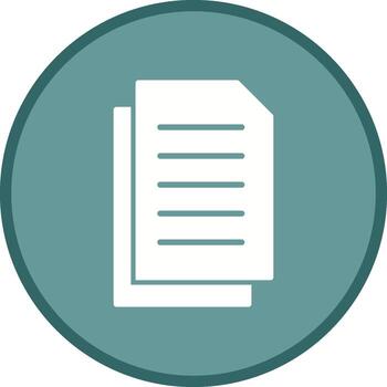 icono de vector de documento