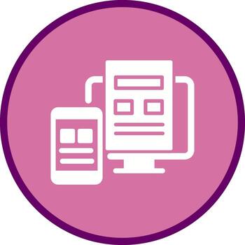 Adaptive Layout Vector Icon