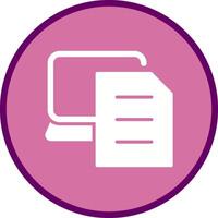 icono de vector de documento