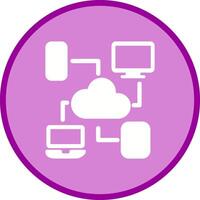 Cloud Computing Vector Icon