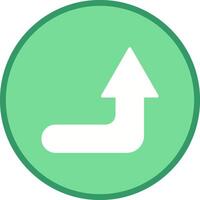 Turn Up Vector Icon