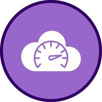 icono de vector de prueba de velocidad