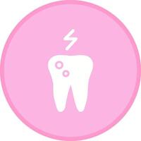 Toothache And Plaque Vector Icon