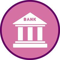 icono de vector de banco