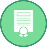 Certificate Vector Icon