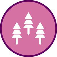 icono de vector de bosque