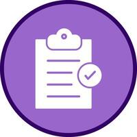 Booking Checklist Vector Icon