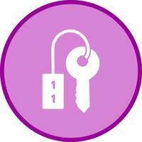 Room Key Vector Icon