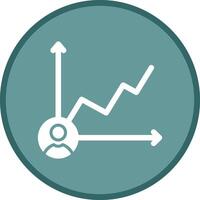 Candidate Graph Vector Icon