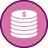 Stack of Coins Vector Icon