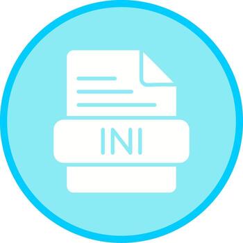 INI Vector Icon