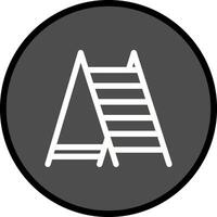 icono de vector de escalera