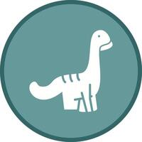 icono de vector de dinosaurio