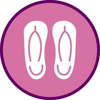 icono de vector de zapatillas