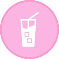 icono de vector de café helado