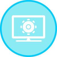 Computer Settings Vector Icon