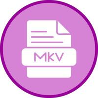 icono de vector mkv