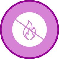 Danger of Flame Vector Icon