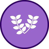 Leaves Wreath Vector Icon