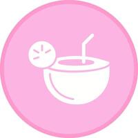 Coconut Drink Vector Icon