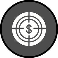 Economic Target Vector Icon