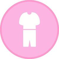 icono de vector de traje de pijama