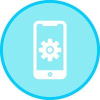 Mobile App Developing Vector Icon