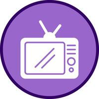 icono de vector de televisor