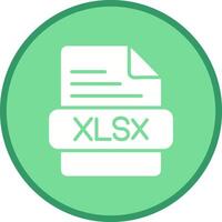 icono de vector xlsx