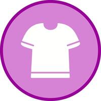 T Shirt with Lines Vector Icon