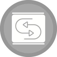 Reverse Arrow Vector Icon