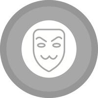 icono de vector de máscara de hacker