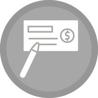 Write Cheque Vector Icon