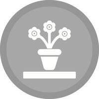 Flower Pot Vector Icon