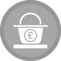 Pound Basket Vector Icon