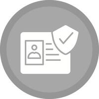 Protected Card Vector Icon