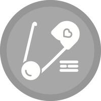 Safety Pin Vector Icon