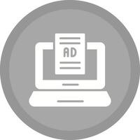 Internet Ads Vector Icon