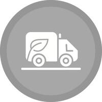 Eco friendly Truck Vector Icon