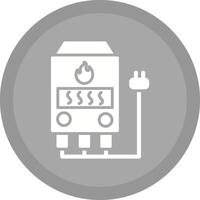 Electric Furnace Vector Icon