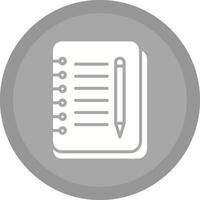 Notebook And Pen Vector Icon