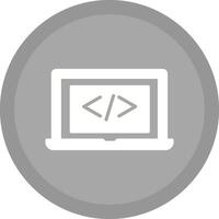 Coding Computer Vector Icon