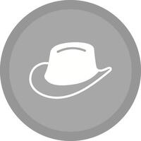 icono de vector de sombrero